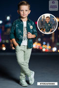 Ensemble 3 Pièces Garçon – Chemise, T-Shirt & Pantalon 32