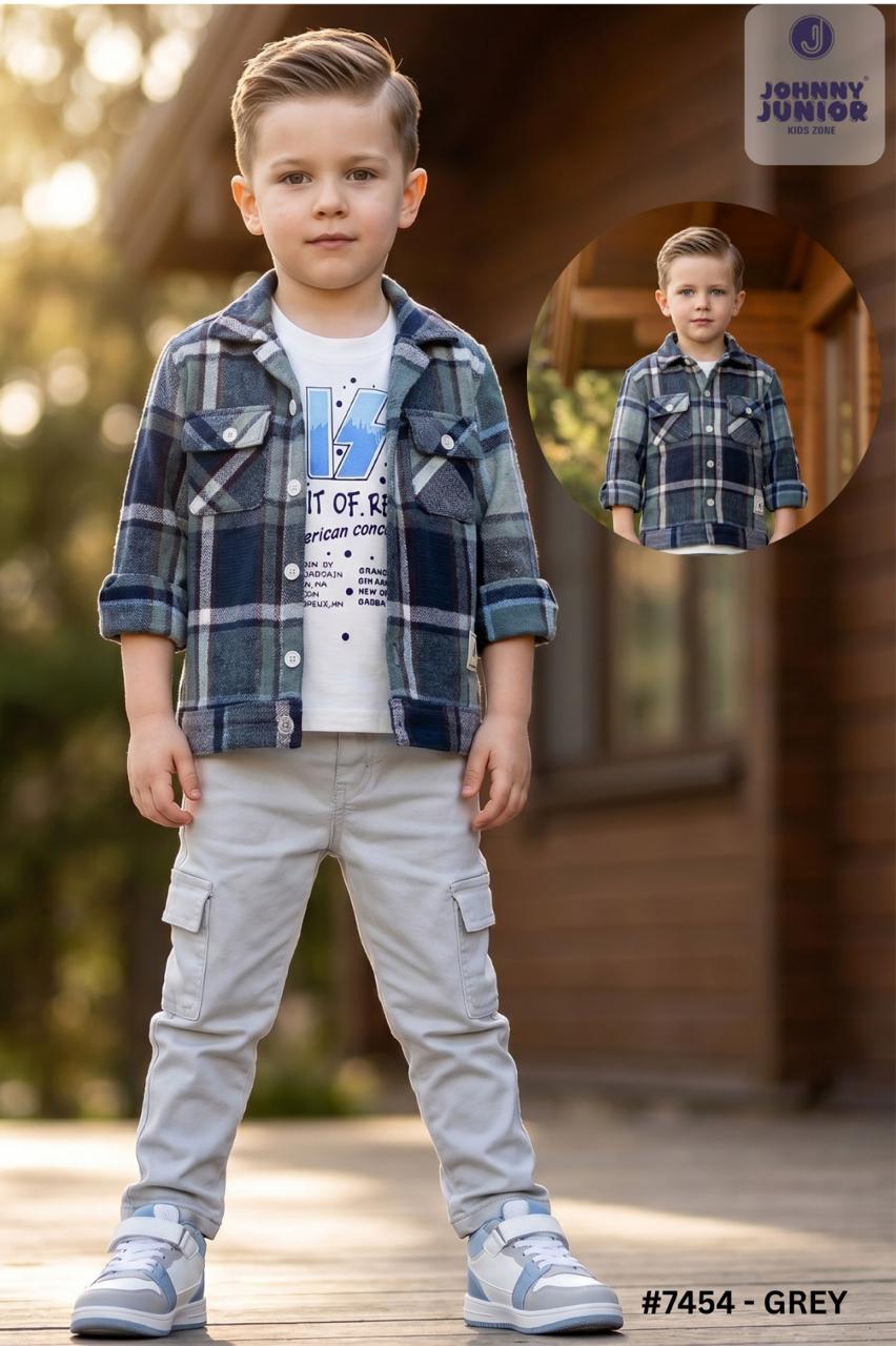 Ensembles trois pièces (T-shirt - chemise et pantalon)