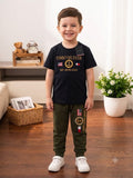 Ensemble Jogging Tommy Hilfiger Garçon – T-shirt & Pantalon (1-8 ans)