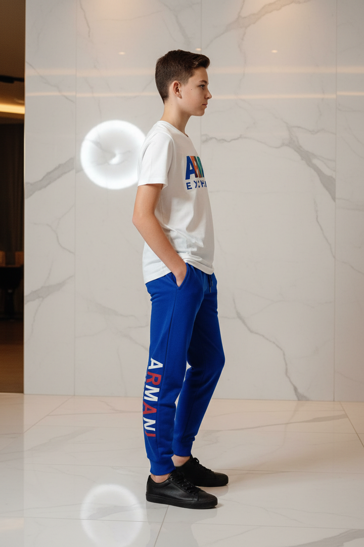 Ensemble Armani Exchange Garçon – T-shirt &amp; Jogging | 3–16 ans