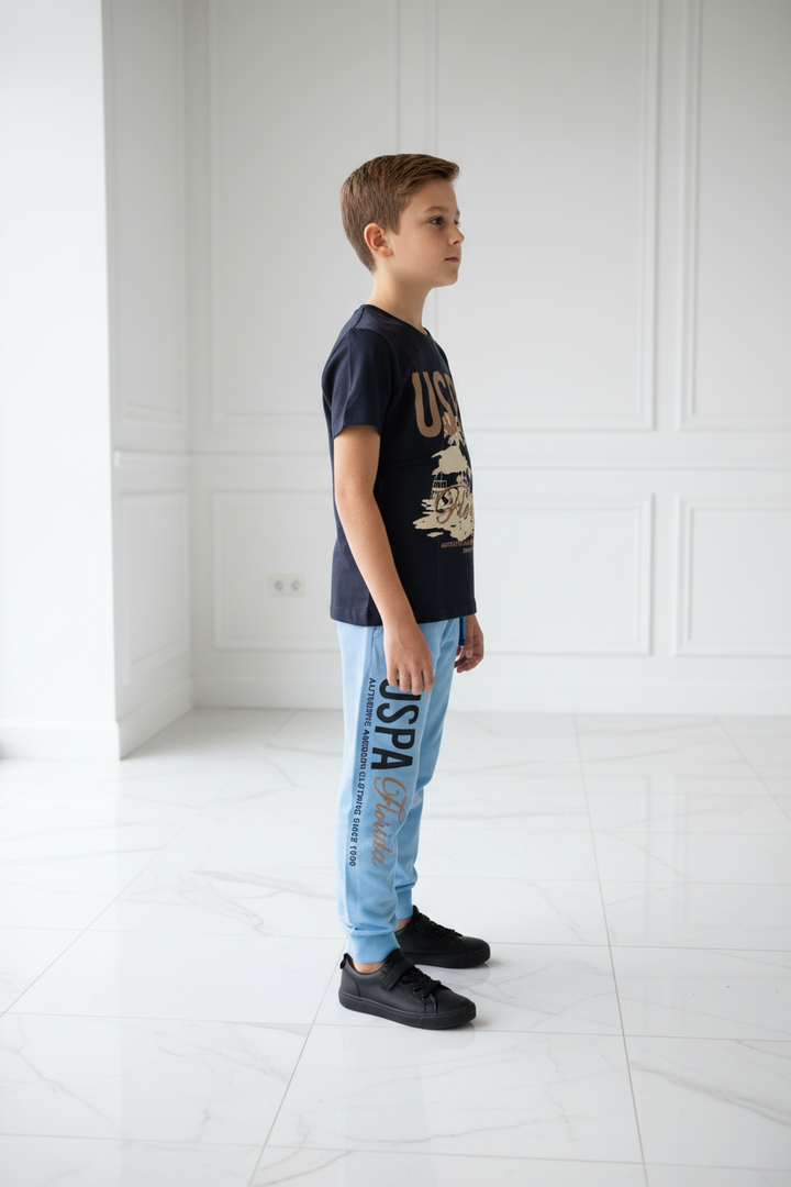 Ensemble Survêtement Garçon USPA – T-shirt &amp; Jogging