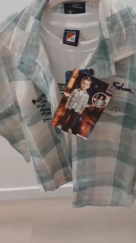 Ensemble 3 pièces garçon – Chemise, T-shirt &amp; Pantalon