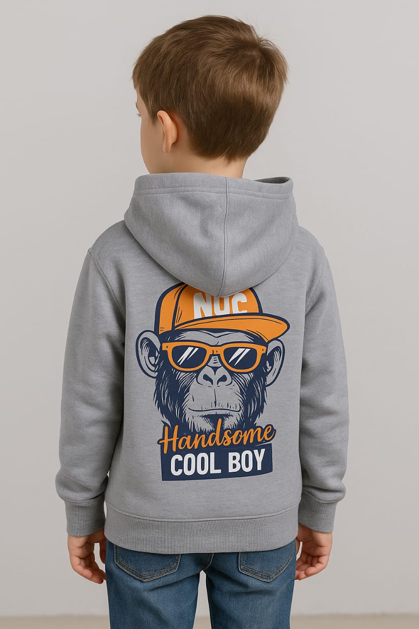 Hoodie Enfant Unisexe – Capuche Zippée